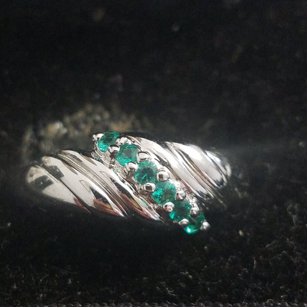 Chromium Diopside In Sterling Silver